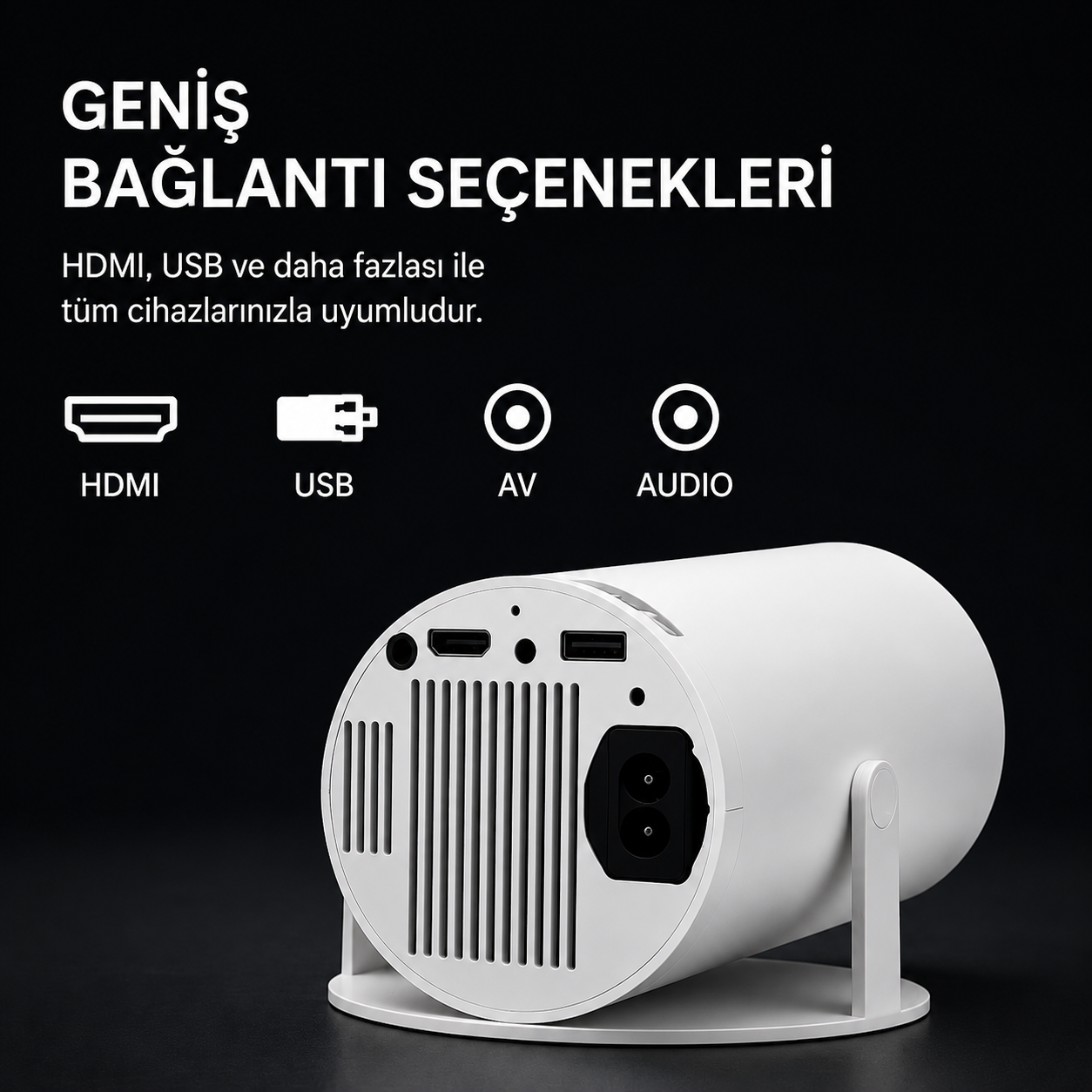 4K Destekli Projeksiyon Cihazı